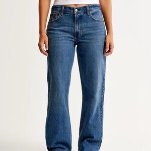 Abercrombie Curve Love Low Rise Baggy Jean